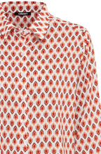 Spiced Orange Patterned Blouse