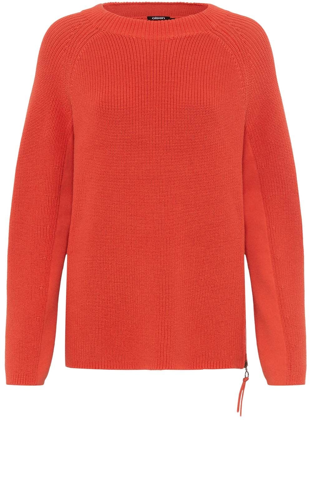 Spiced Orange Zip Detail Jumper