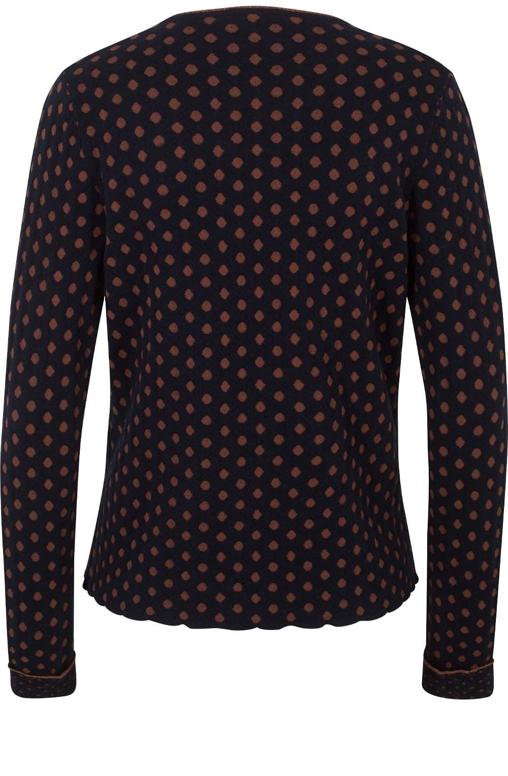 Spot Print Cardigan