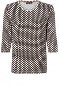 Spot Print Jersey Top