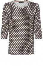 Spot Print Jersey Top