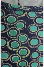 Spot Print Ocean Blue Jersey Top