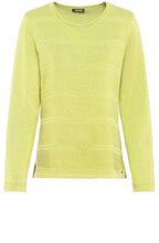 Star Fruit Horizontal Ribbed Jumper