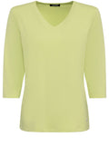 Star Fruit V Neck Jersey Top
