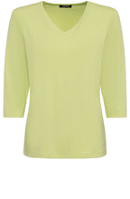 Star Fruit V Neck Jersey Top