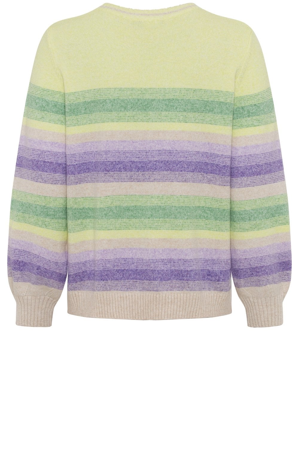 Starfruit Melange Striped Henny Jumper