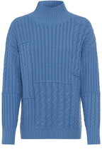 Sterling Blue Cable Knit Cora Jumper