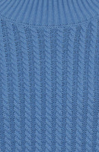 Sterling Blue Cable Knit Cora Jumper