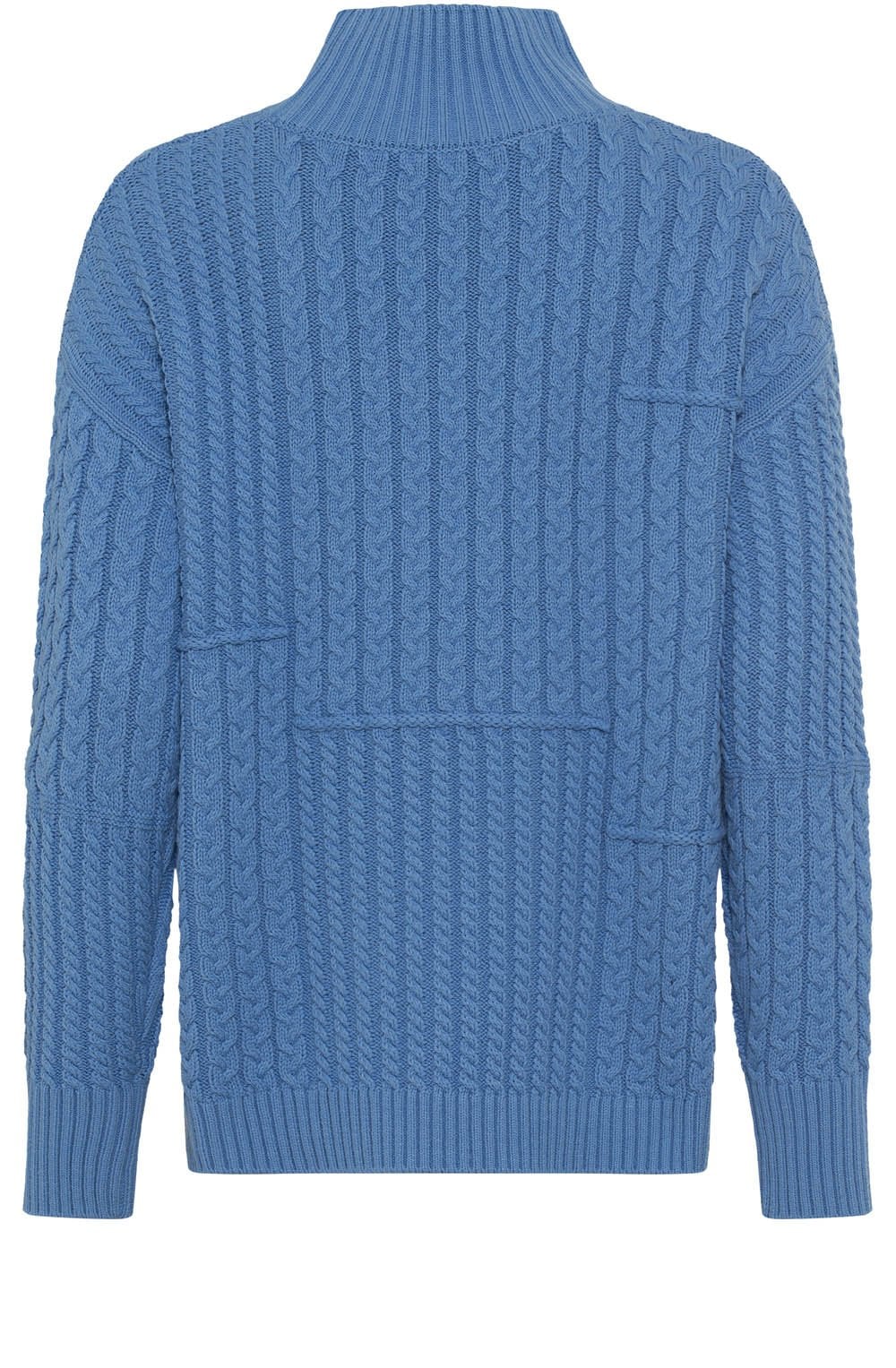Sterling Blue Cable Knit Cora Jumper