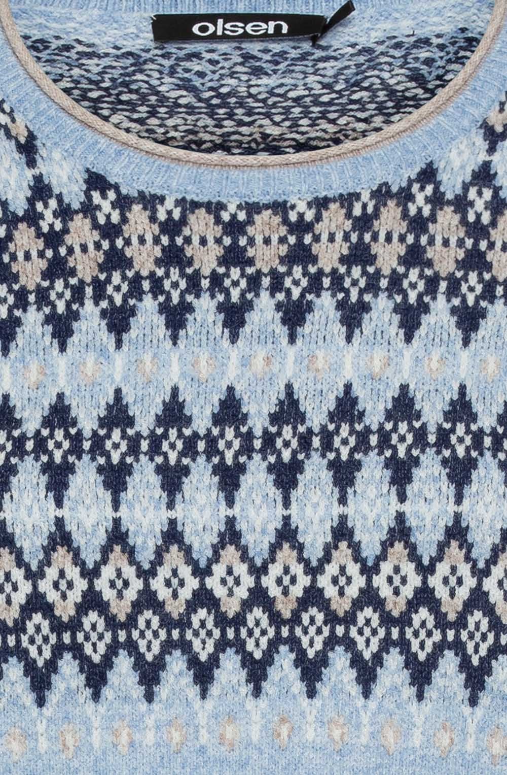 Sterling Blue Norwegian Style Eva Jumper