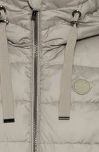Stone Green Quilted Long Gilet