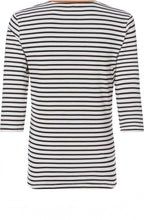 Striped Floral Design Top