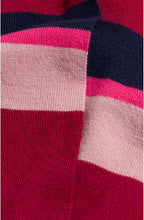 Striped Knit Poncho