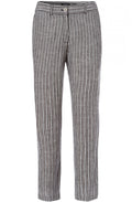 Striped Mona Linen Trousers