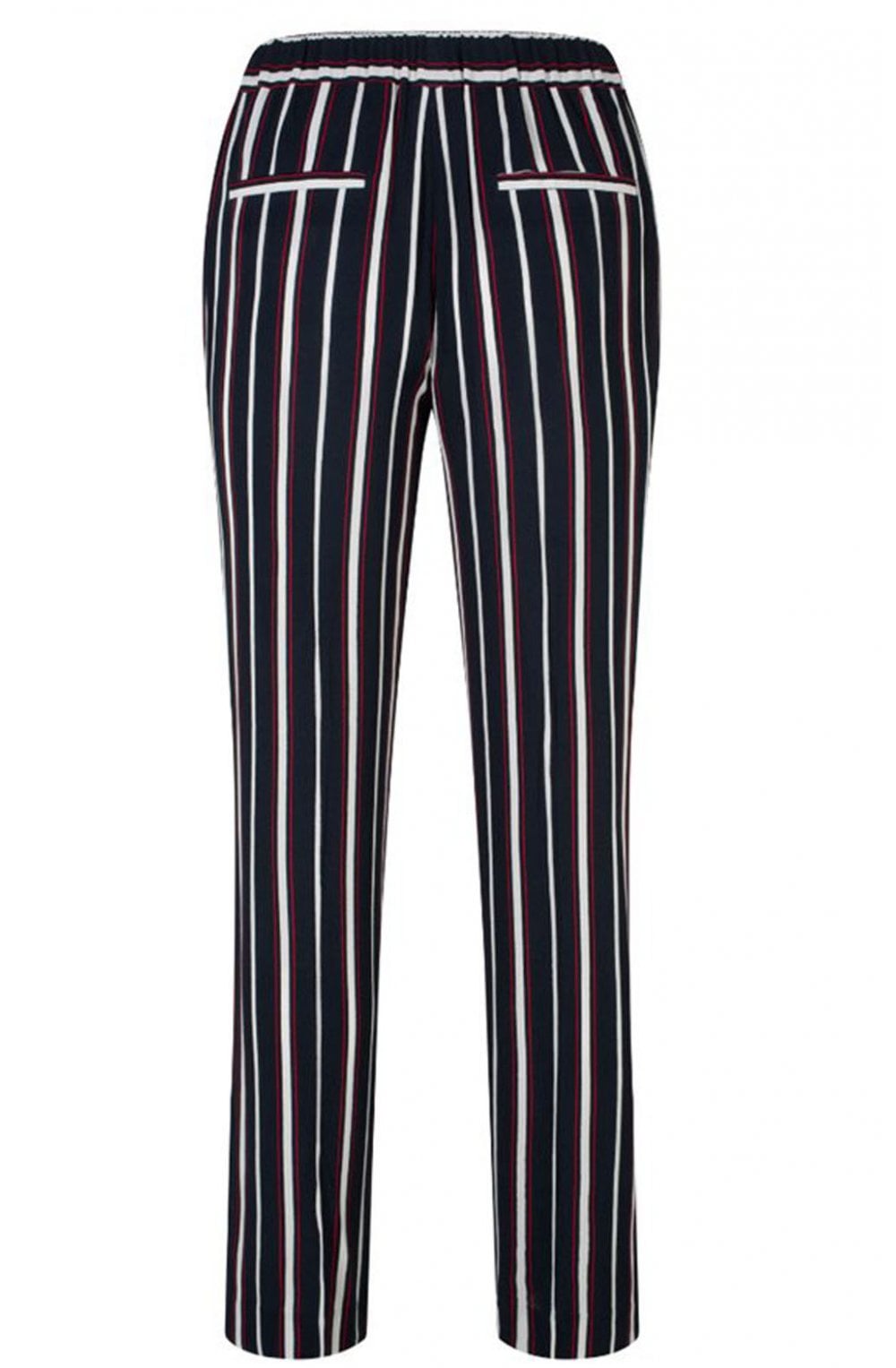 Striped Mona Straight Leg Trousers