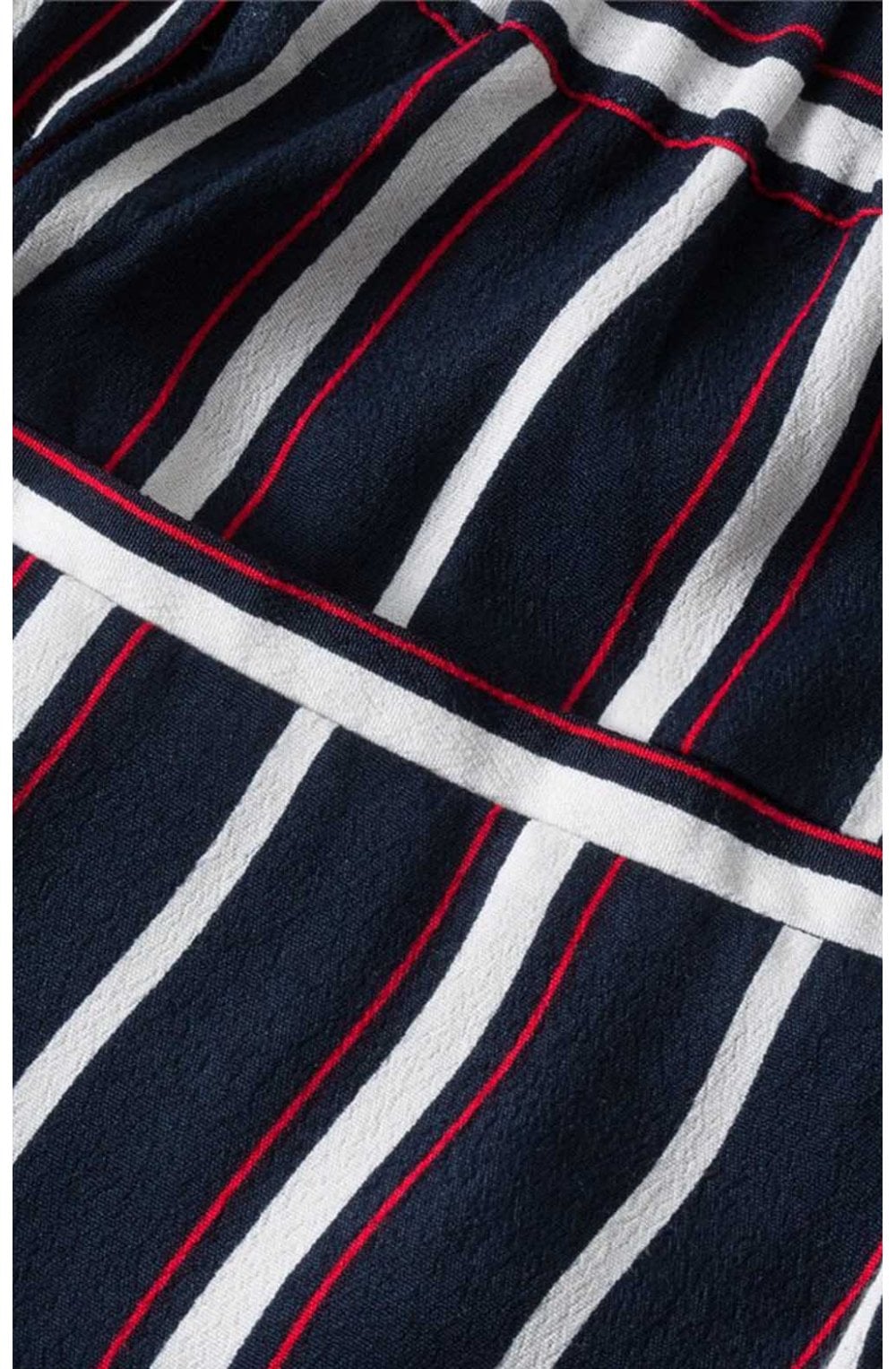 Striped Mona Straight Leg Trousers