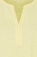 Sun Yellow Light Jersey Tunic Neck Hannah Top