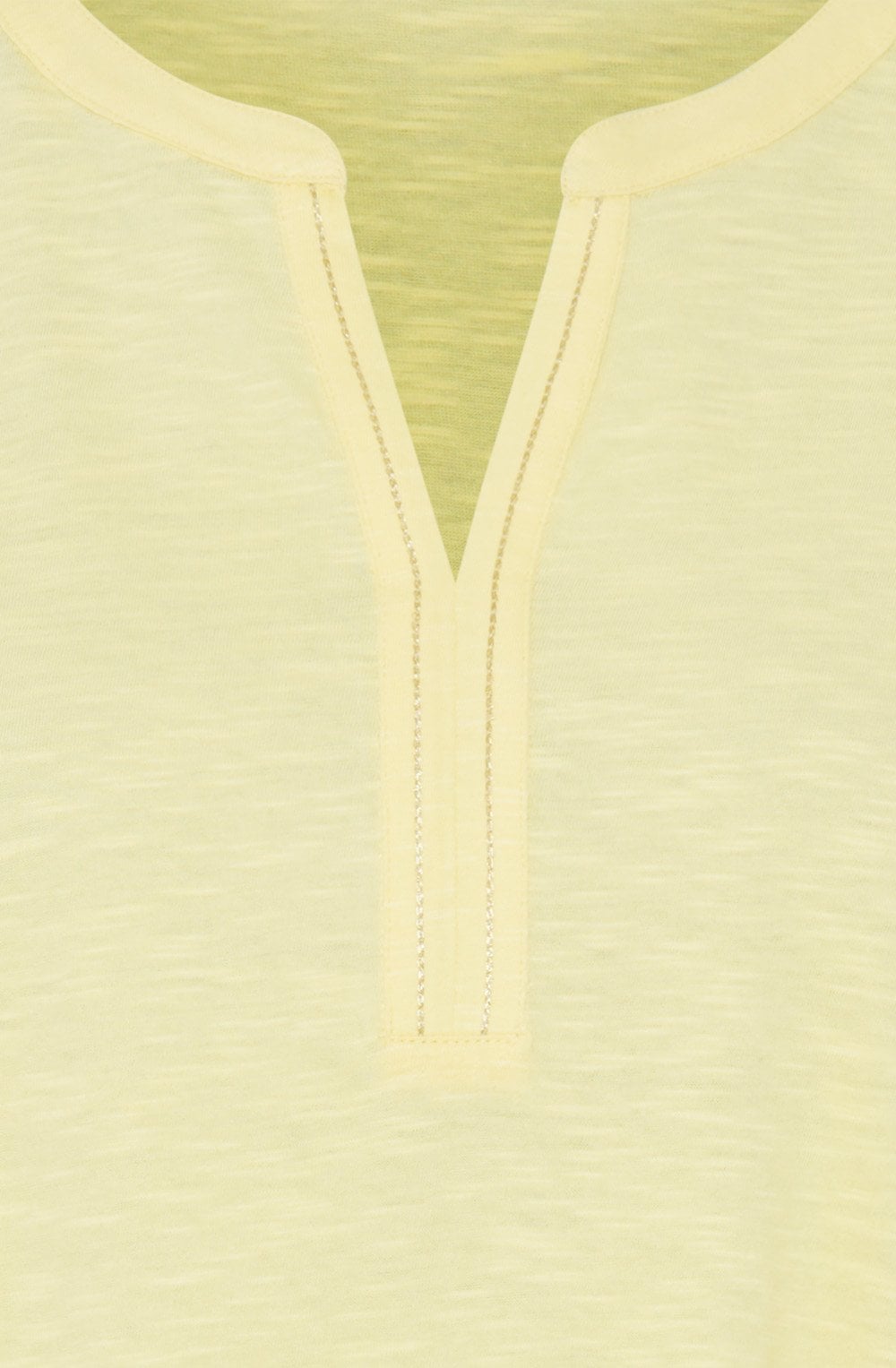 Sun Yellow Light Jersey Tunic Neck Hannah Top