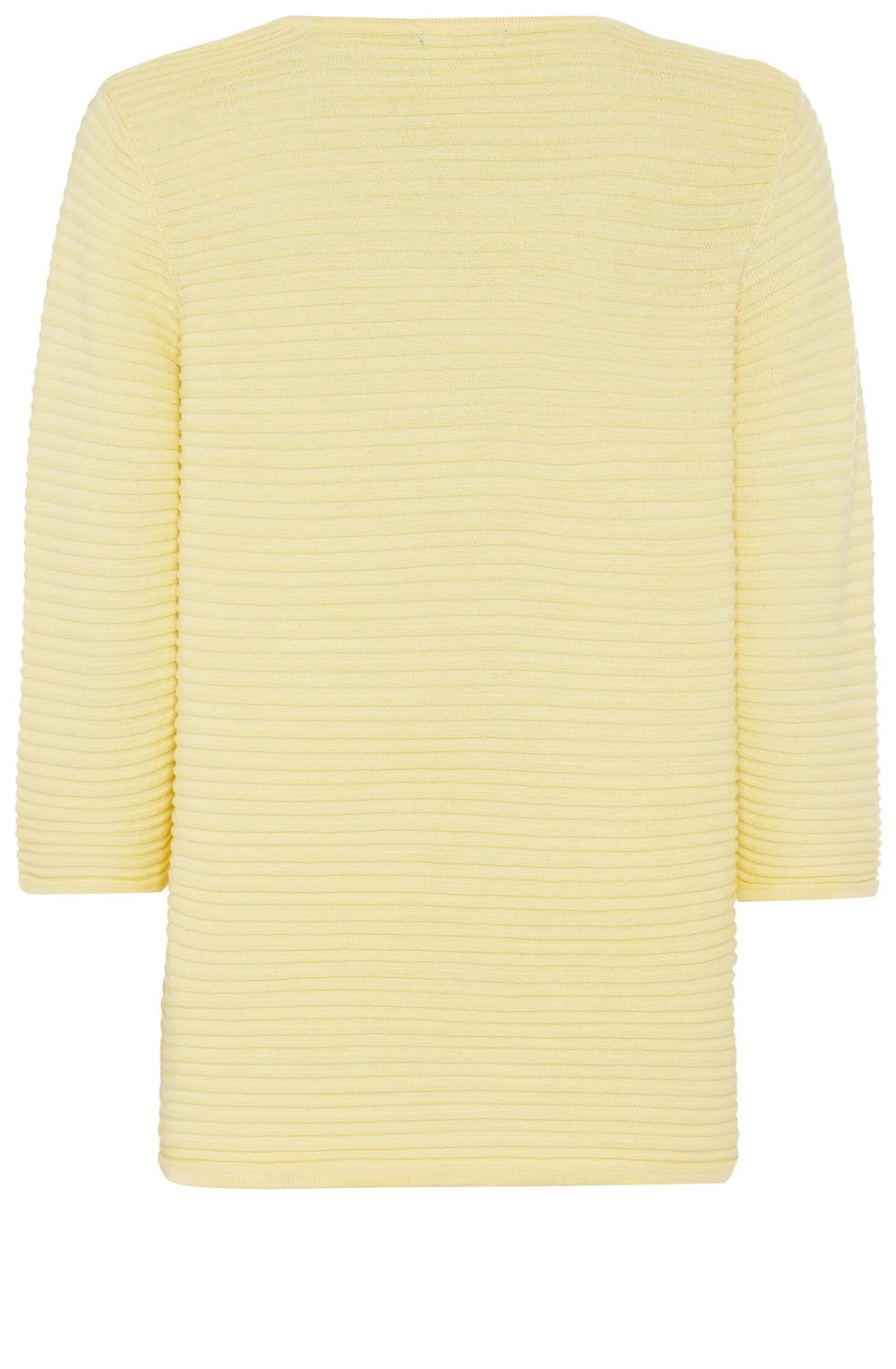 Sun Yellow Square Neck Henny Jumper