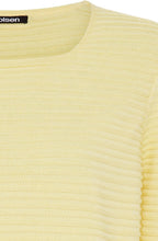 Sun Yellow Square Neck Henny Jumper