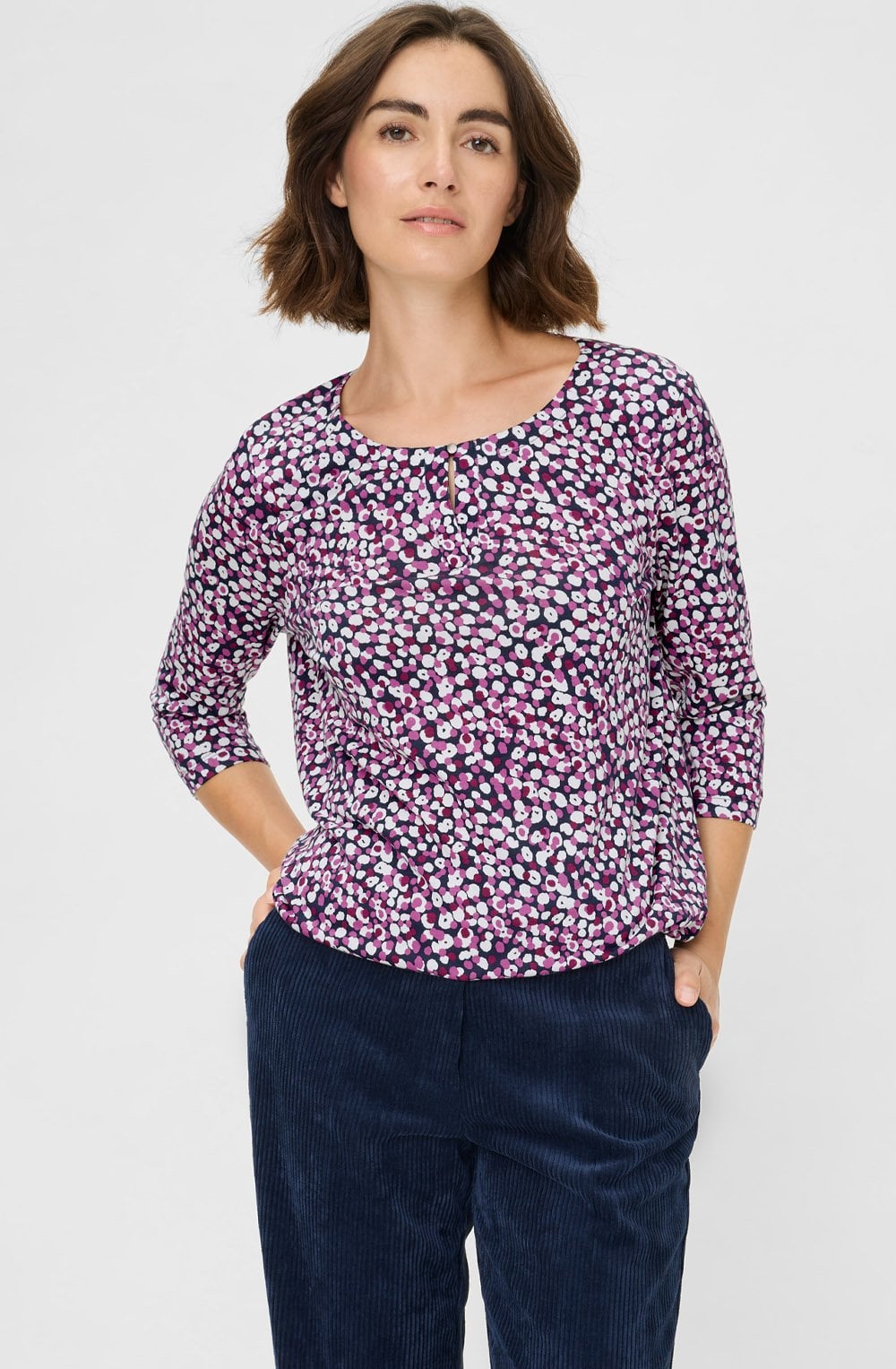 Sweet Orchid All Over Print Clara Top