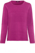 Sweet Orchid Horizontal Knit Henny Jumper