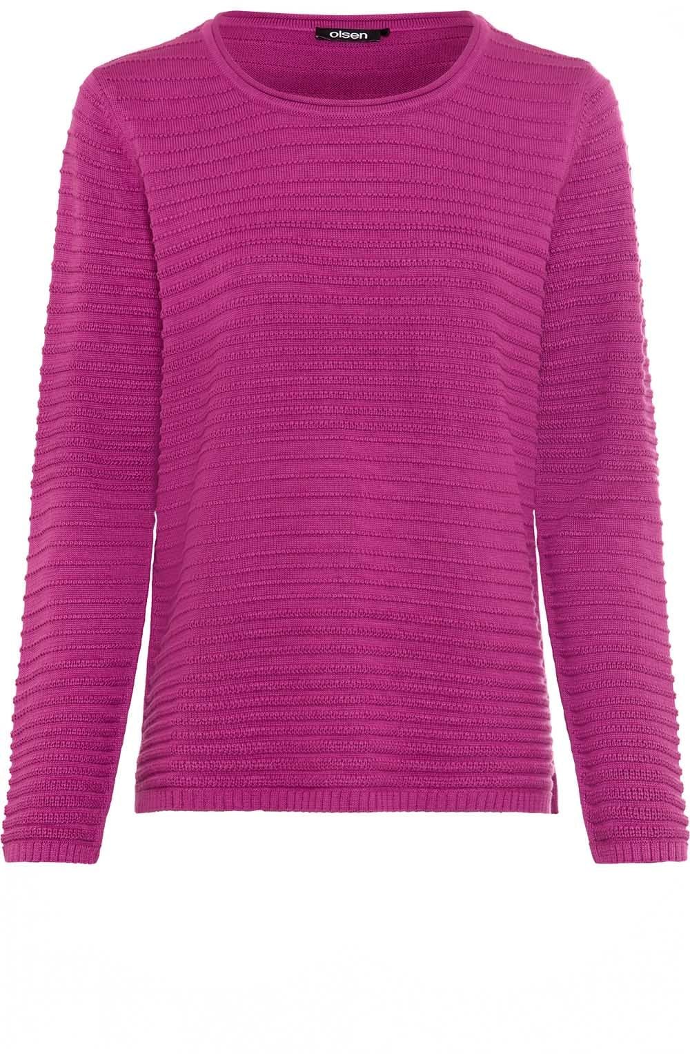 Sweet Orchid Horizontal Knit Henny Jumper