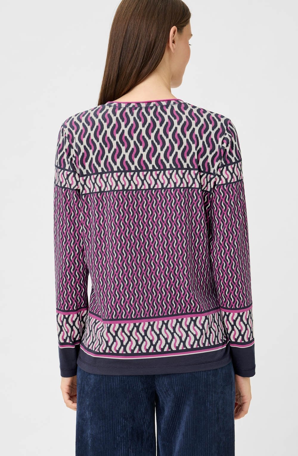 Sweet Orchid Round Neck Hannah Top