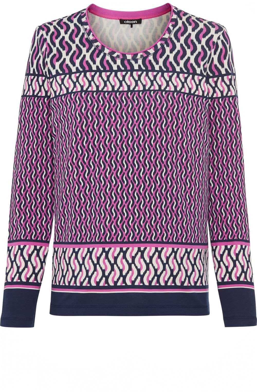 Sweet Orchid Round Neck Hannah Top