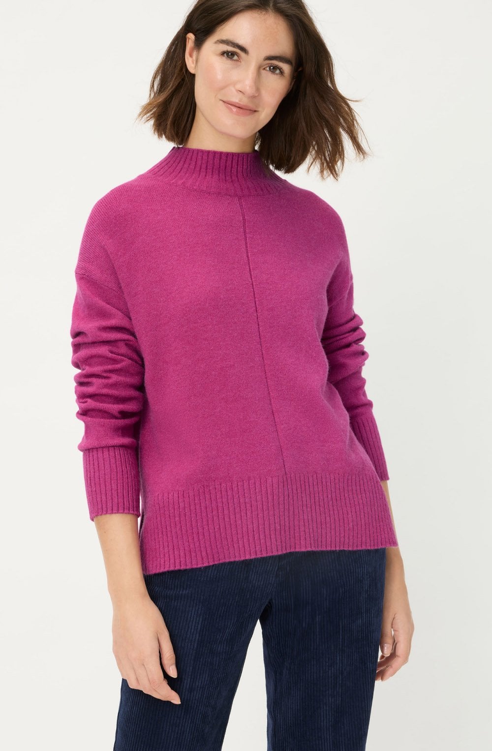 Sweet Orchid Seam Detailed Cora Jumper