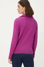 Sweet Orchid Zip Neck Jumper