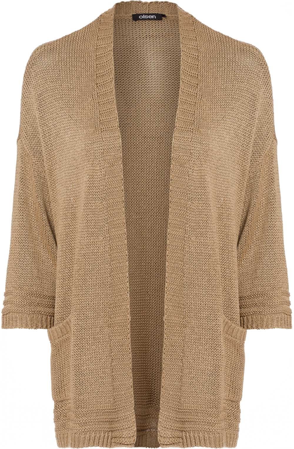 Tan Knit Cardigan