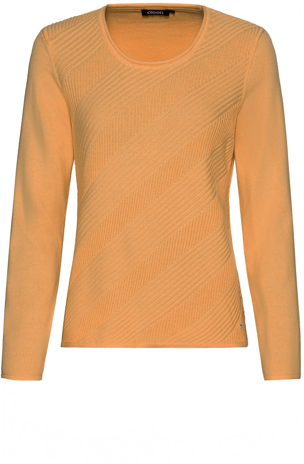 Tan Ribbed Front jumper