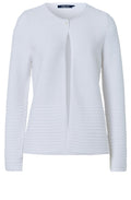Texture Striped Knit Jacket