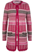 Textured Patterned Cardigan