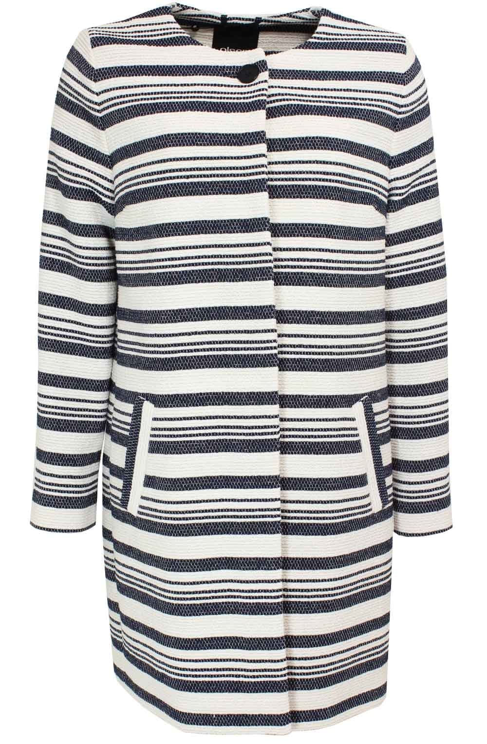 Textured Stiped Coat
