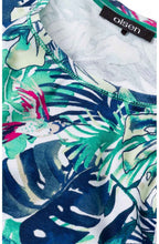 Tropical Design Jersey Top