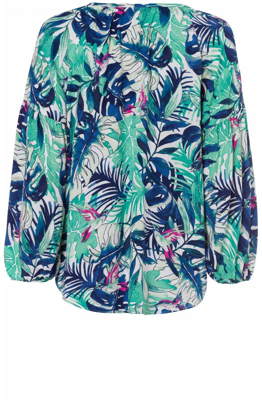 Tropical Print Blouse