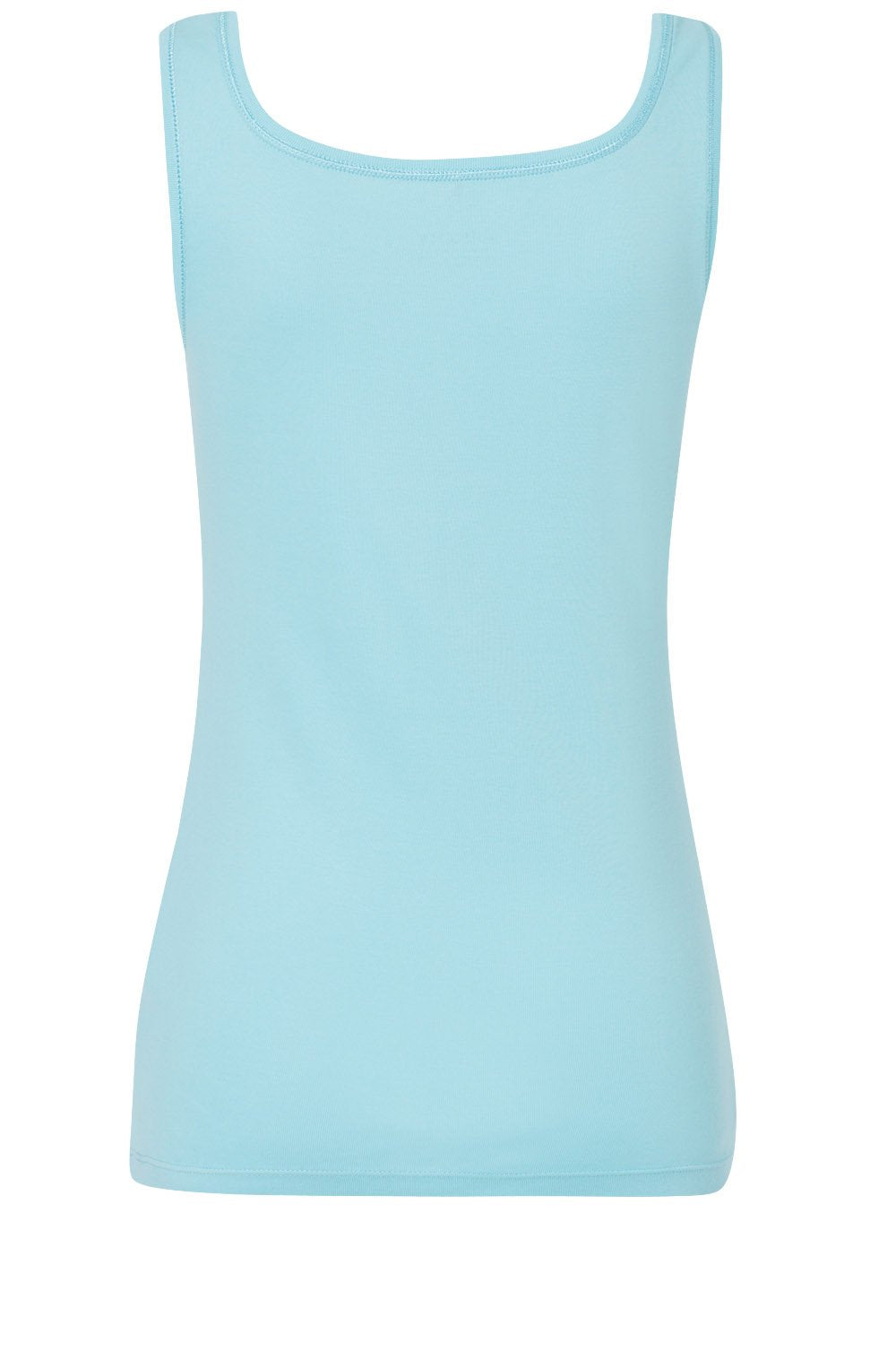 Turquoise Broad Strap Vest