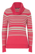 Turtleneck sweater rose blush