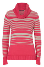 Turtleneck sweater rose blush