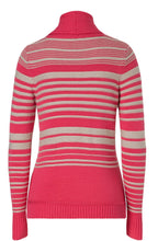 Turtleneck sweater rose blush