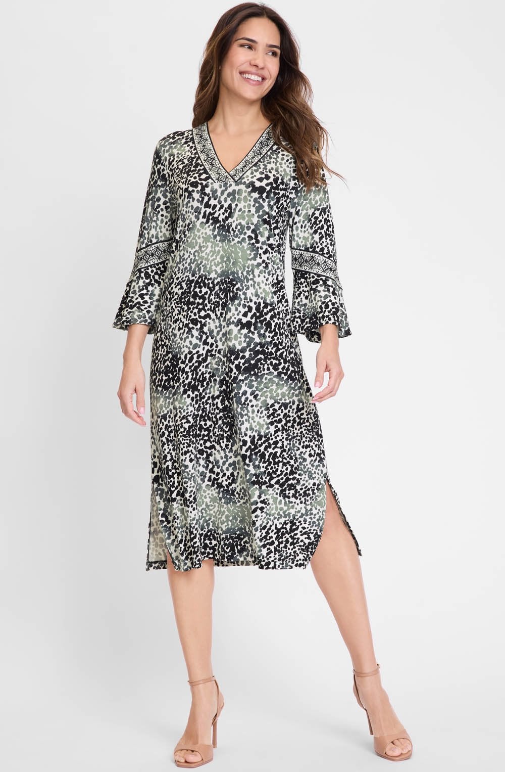 Urban Jungle Khaki Jersey Dress