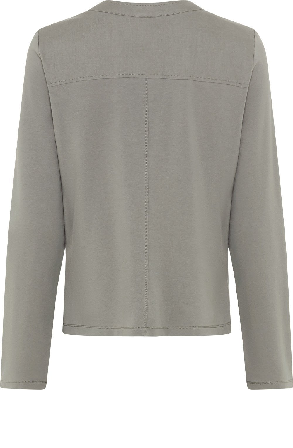 Urban Jungle Khaki Linen and Jersey Mix Jacket
