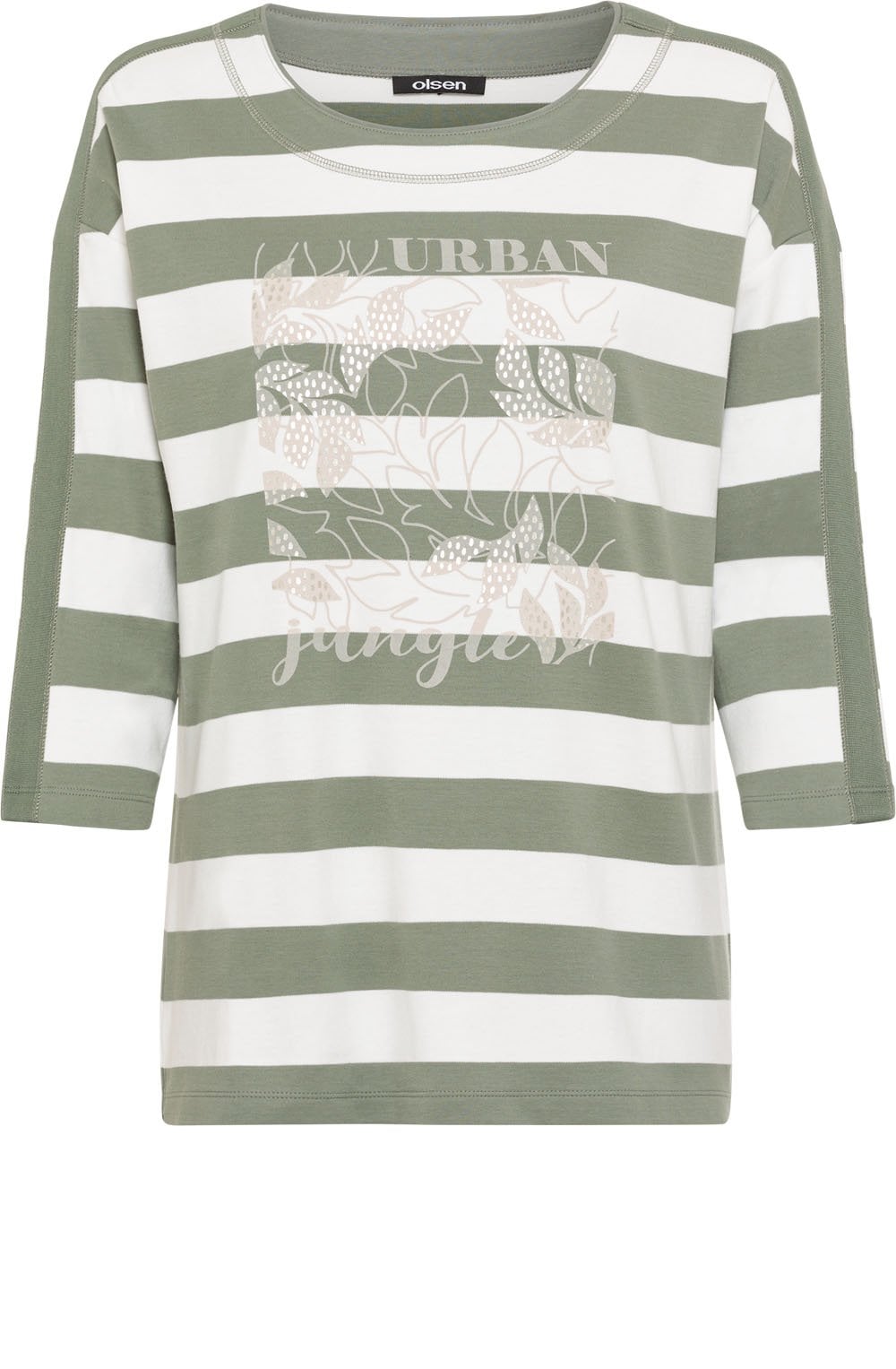 Urban Jungle Khaki Striped Henny Sweatshirt