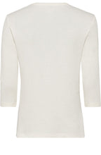 Vanilla White Bold Front Design Top