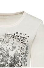 Vanilla White Bold Front Design Top
