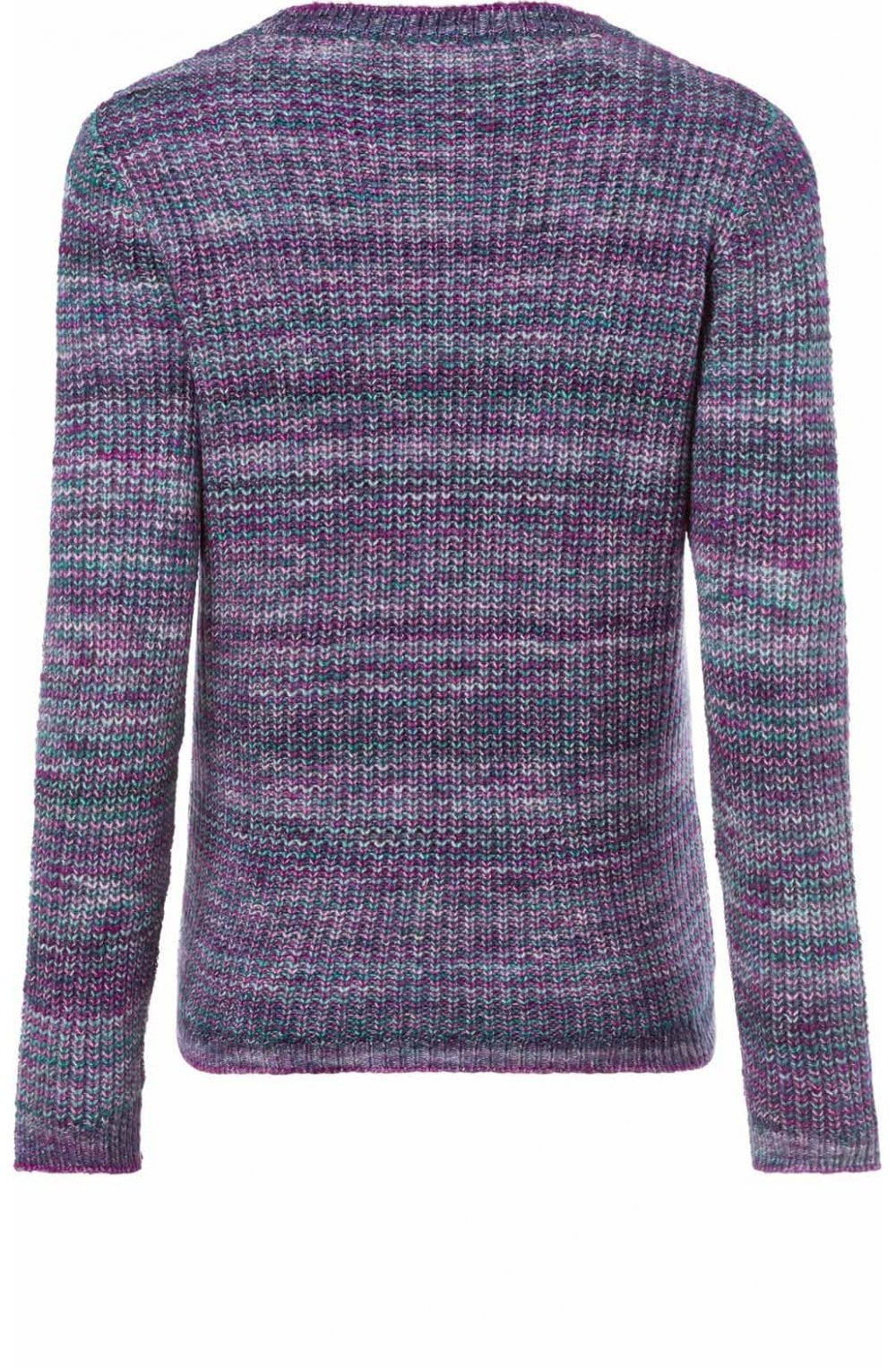 Violet Mixed Knit Jumper