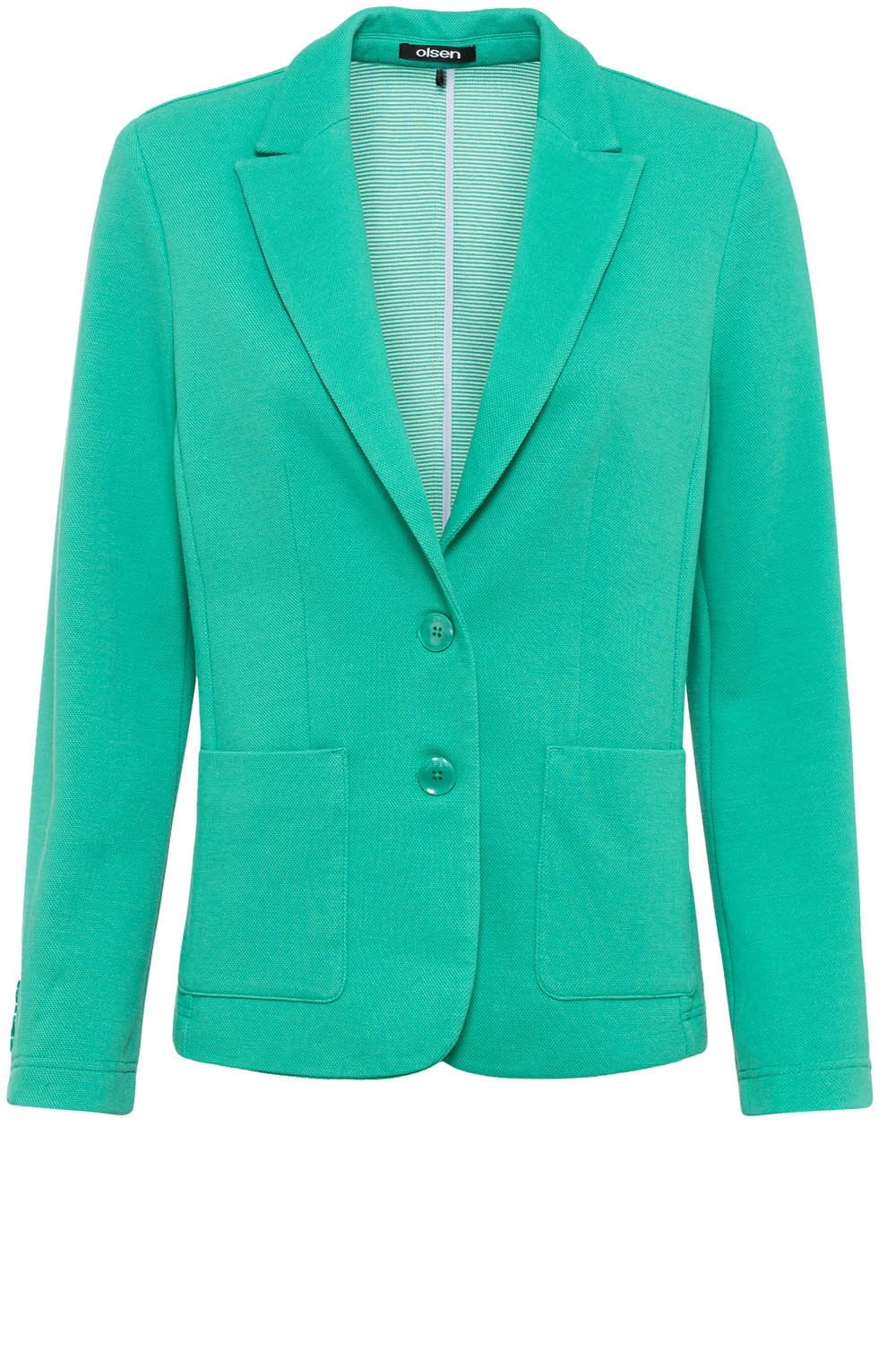 Vivid Green Jersey Blazer