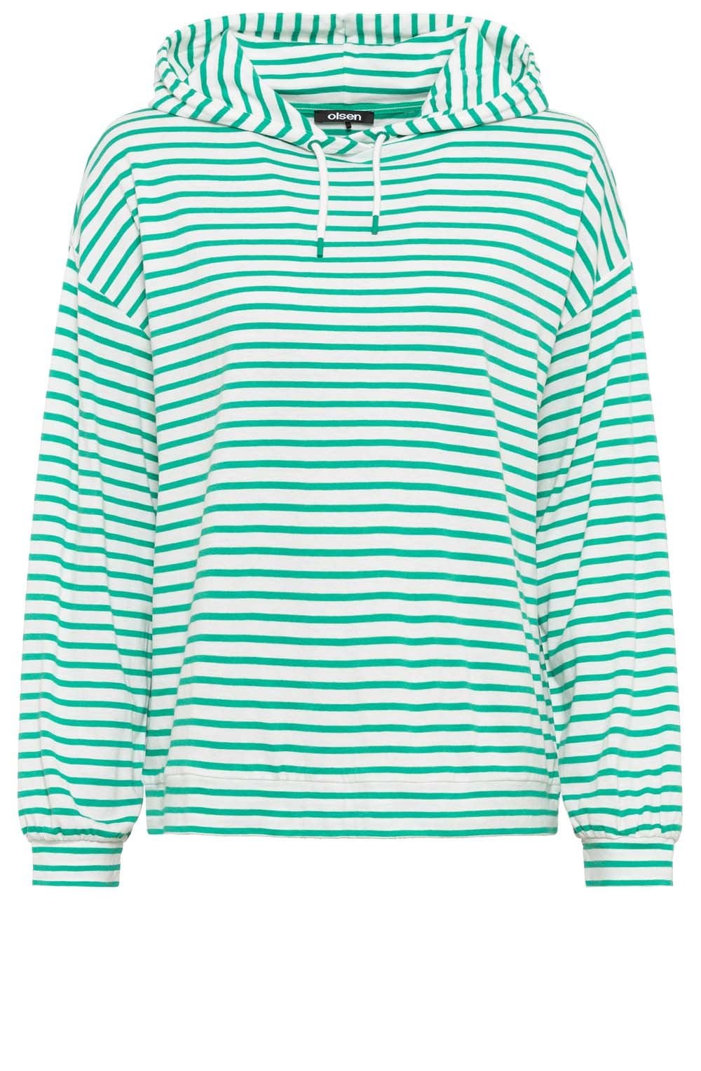 Vivid Green Lightweight Hooded Jersey Top